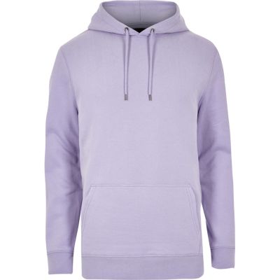 Purple casual hoodie